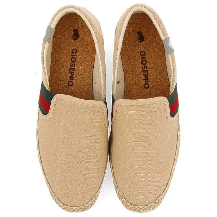 Gioseppo Alpargatas<Alpargata Beige Con Elasticos De Colores Y Algodon Reciclado Para Hombre Wimer