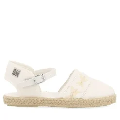 Gioseppo Niñas |Zapatos De Bailarina<Alpargata Blanca Estilo Alpargata Con Bordados Y Detalles De Yute Para Nina Y Nino Comitini