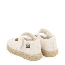 Gioseppo Niñas |Zapatillas<Alpargata Blanca Estilo Mercedita Con Estampado De Lunares Nina Butera
