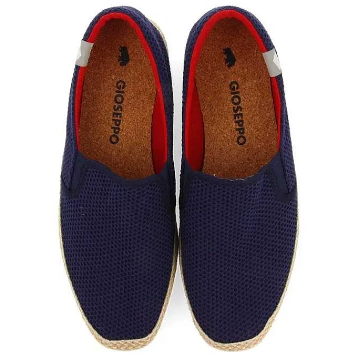 Gioseppo Alpargatas<Alpargata De Malla Azul Marino Con Algodon Reciclado Para Hombre Yacolt