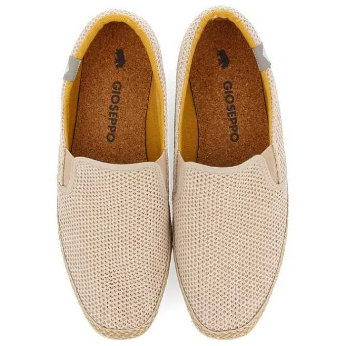 Gioseppo Alpargatas<Alpargata De Malla Beige Con Algodon Reciclado Para Hombre Yacolt
