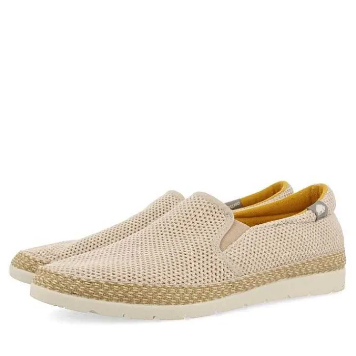 Gioseppo Alpargatas<Alpargata De Malla Beige Con Algodon Reciclado Para Hombre Yacolt