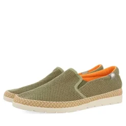 Gioseppo Alpargatas<Alpargata De Malla Caqui Con Algodon Reciclado Para Hombre Yacolt