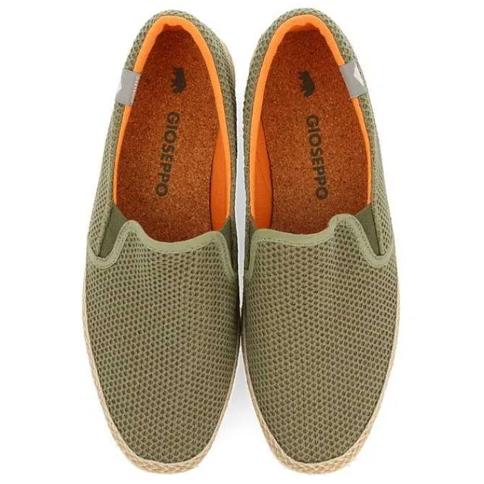 Gioseppo Alpargatas<Alpargata De Malla Caqui Con Algodon Reciclado Para Hombre Yacolt