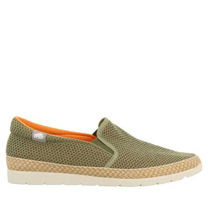 Gioseppo Alpargatas<Alpargata De Malla Caqui Con Algodon Reciclado Para Hombre Yacolt