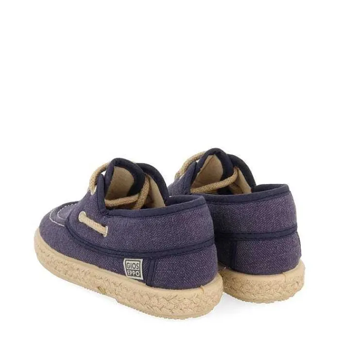 Gioseppo Niños |Zapatillas<Alpargata Estilo Nautico Azul Marino Con Detalles De Yute Para Nino Y Nina Ellenton