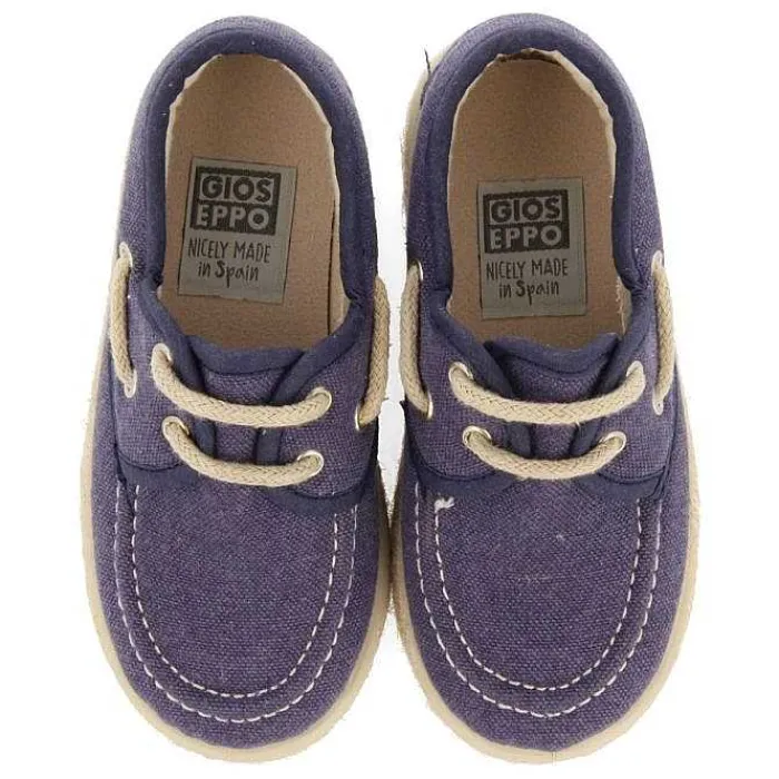 Gioseppo Niños |Zapatillas<Alpargata Estilo Nautico Azul Marino Con Detalles De Yute Para Nino Y Nina Ellenton