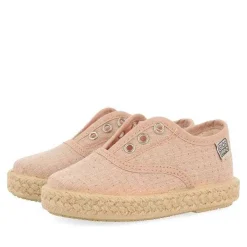 Gioseppo Bebe |Sneakers Bebe Nina<Alpargata Estilo Oxford Rosa Con Detalles De Yute Para Bebe Assoro