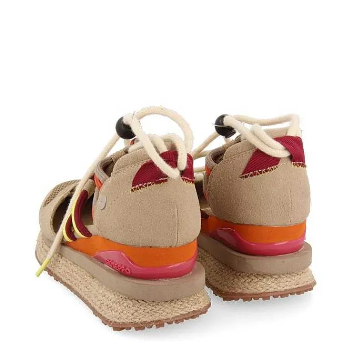 Gioseppo Sandalias Deportivas<Alpargatas Tulare Beige Con Cuña