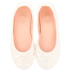 Gioseppo Niñas |Zapatos De Bailarina<Bailarinas Brillantes Blanco Nina Y Nino Kolonge