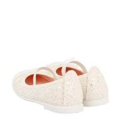 Gioseppo Niñas |Zapatos De Bailarina<Bailarinas Con Purpurina Y Tira Elastica Nina Y Nino Blanco Molalla