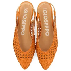 Gioseppo Bailarinas<Bailarinas De Mujer Argirita Piel Naranja Trenzado