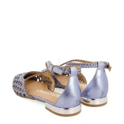 Gioseppo Bailarinas<Bailarinas De Piel Azul Con Detalle Trenzado Para Mujer Leskovic