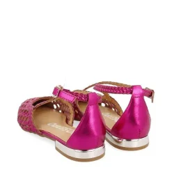 Gioseppo Bailarinas<Bailarinas De Piel Color Fucsia Con Detalles Trenzados Para Mujer Leskovic
