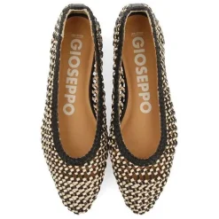 Gioseppo Bailarinas<Bailarinas De Piel Trenzada Bicolor Con Punta En Punta Para Mujer Atherton