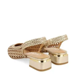 Gioseppo Bailarinas<Bailarinas De Piel Trenzada Color Platino Para Mujer Piskove