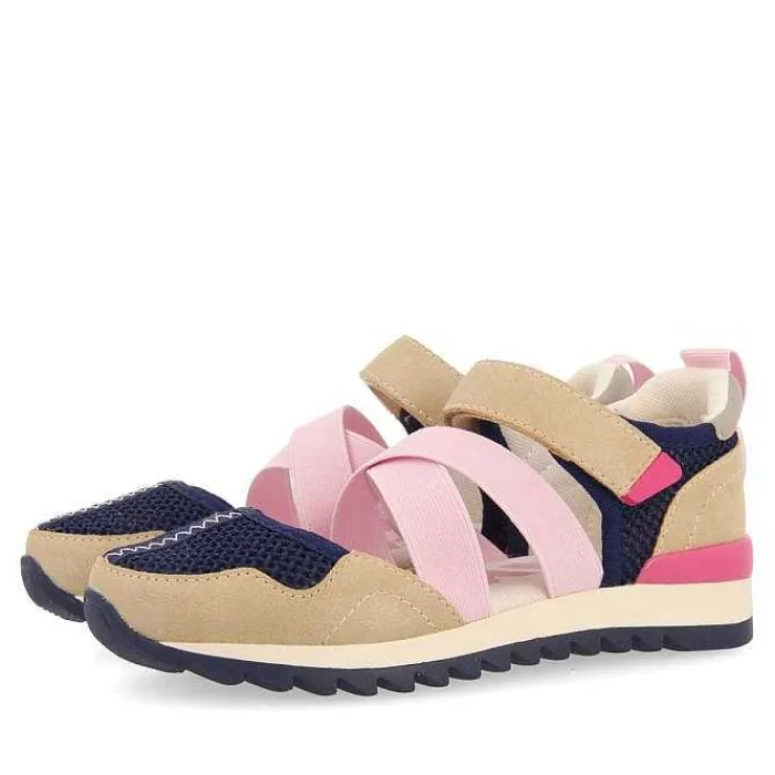 Gioseppo Niñas |Zapatillas<Bailarinas Deportivas Azul Marino Con Detalles Multicolor Para Nina Y Nino Ensley