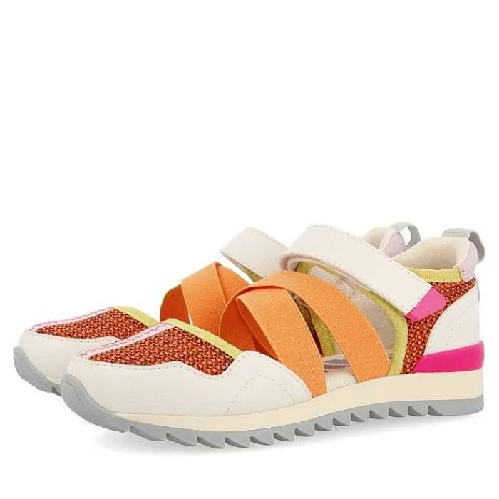 Gioseppo Niñas |Zapatillas<Bailarinas Deportivas Naranja Con Detalles Multicolor Para Nina Y Nino Ensley
