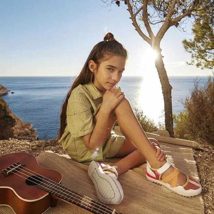 Gioseppo Niñas |Zapatillas<Bailarinas Deportivas Naranja Con Detalles Multicolor Para Nina Y Nino Ensley