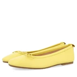 Gioseppo Niñas |Zapatos De Bailarina<Bailarinas Piel Amarilla Con Plantilla Fantasia Nina Y Nino Chipley
