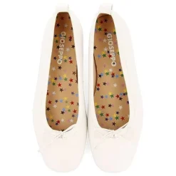 Gioseppo Niñas |Zapatos De Bailarina<Bailarinas Piel Blanca Con Plantilla Fantasia Nina Y Nino Chipley