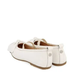 Gioseppo Niñas |Zapatos De Bailarina<Bailarinas Piel Blanco Lazo Para Nina Y Nino Tudy