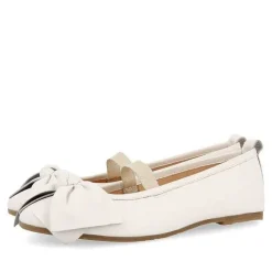 Gioseppo Niñas |Zapatos De Bailarina<Bailarinas Piel Blanco Lazo Para Nina Y Nino Tudy