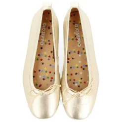 Gioseppo Niñas |Zapatos De Bailarina<Bailarinas Piel Dorada Con Plantilla Fantasia Nina Y Nino Chipley