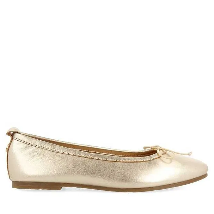 Gioseppo Niñas |Zapatos De Bailarina<Bailarinas Piel Dorada Con Plantilla Fantasia Nina Y Nino Chipley