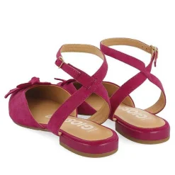 Gioseppo Bailarinas<Bailarinas Piel Fucsia Detalle De Flor Para Mujer Howey