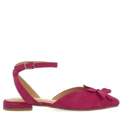 Gioseppo Bailarinas<Bailarinas Piel Fucsia Detalle De Flor Para Mujer Howey