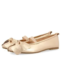 Gioseppo Niñas |Zapatos De Bailarina<Bailarinas Piel Rosa Dorada Con Lazo Para Nina Y Nino Tudy