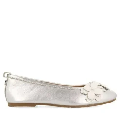 Gioseppo Niñas |Zapatos De Bailarina<Bailarinas Plata Con Decoracion Floral Para Nina Y Nino Pharr