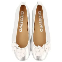 Gioseppo Niñas |Zapatos De Bailarina<Bailarinas Plata Con Decoracion Floral Para Nina Y Nino Pharr