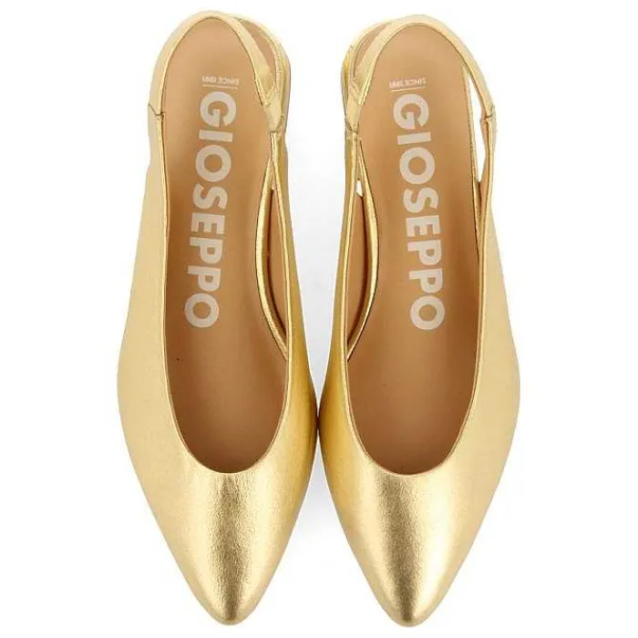 Gioseppo Bailarinas<Bailarinas Sin Tacon Color Piel Dorado Para Mujer Obrovac