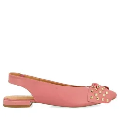 Gioseppo Bailarinas<Bailarinas Sin Tacon De Piel Con Detalle Lazo Rosa Para Mujer Kallmet