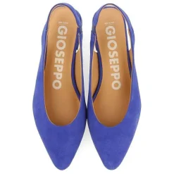 Gioseppo Bailarinas<Bailarinas Sin Tacon De Piel Azul Para Mujer Obrovac