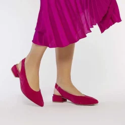 Gioseppo Bailarinas<Bailarinas Sin Tacon De Piel Color Fucsia Para Mujer Obrovac