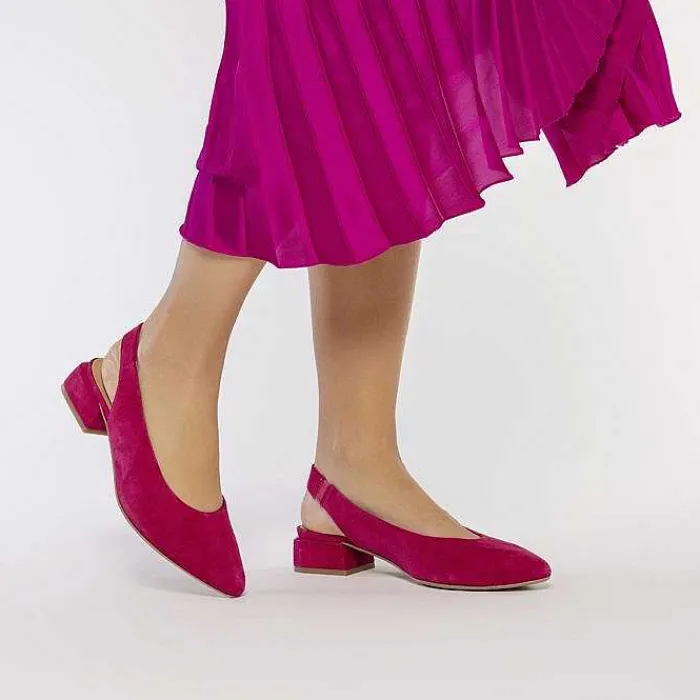 Gioseppo Bailarinas<Bailarinas Sin Tacon De Piel Color Fucsia Para Mujer Obrovac