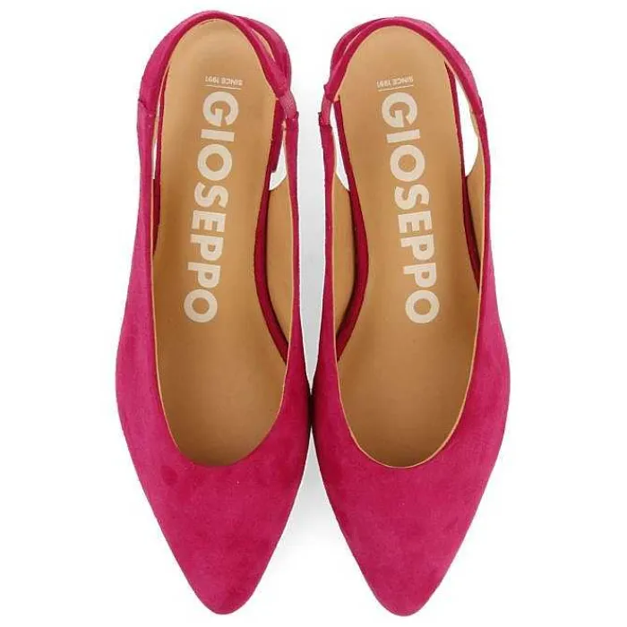 Gioseppo Bailarinas<Bailarinas Sin Tacon De Piel Color Fucsia Para Mujer Obrovac