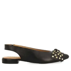 Gioseppo Bailarinas<Bailarinas Sin Tacon De Piel Negra Con Detalle Lazo Para Mujer Kallmet