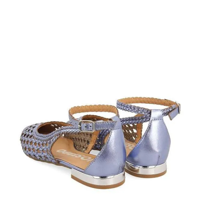 Gioseppo Bailarinas<Bailarinas Trenzada Azul Para Mujer Dell