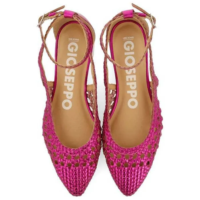 Gioseppo Bailarinas<Bailarinas Trenzada Fucsia Para Mujer Dell