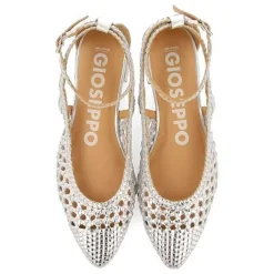 Gioseppo Bailarinas<Bailarinas Trenzadas Plata Para Mujer Dell