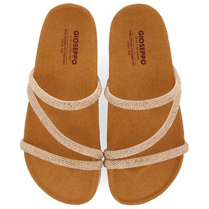 Gioseppo Chancletas<Bencovac Sandalias De Mujer Estilo Bio Con Tiras De Strass