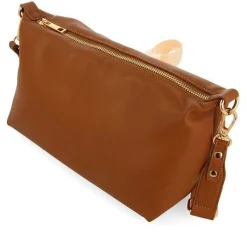 Gioseppo Bolsas De Hombro<Bolso Baguette De Piel Color Con Bandolera Carantec
