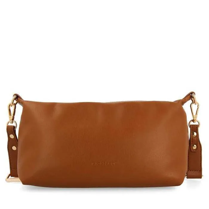 Gioseppo Bolsas De Hombro<Bolso Baguette De Piel Color Con Bandolera Carantec