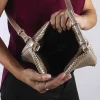 Gioseppo Fiesta<Bolso Bandolera Dorado Con Trenzado Morvah