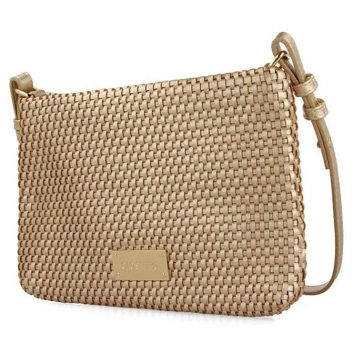 Gioseppo Fiesta<Bolso Bandolera Dorado Con Trenzado Morvah