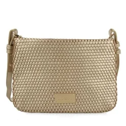 Gioseppo Fiesta<Bolso Bandolera Dorado Con Trenzado Morvah